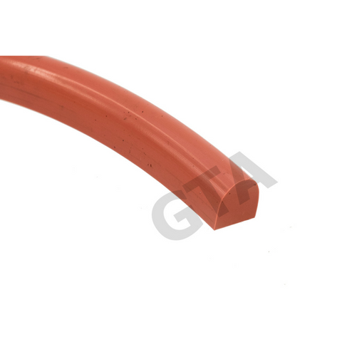 פרופיל אדום חצי עגול